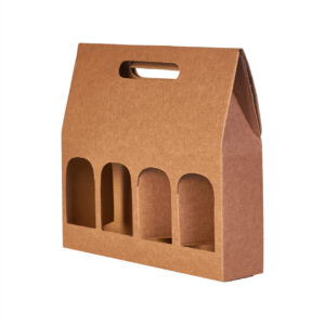 Коробка для бутылки из картона