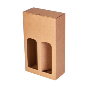 Коробка для бутылки из картона